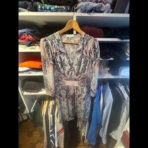 Reiss cocktail dress multicolor